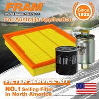 Fram Oil Air Fuel Filter Service Kit for Daewoo 1.5L Cielo GL GLX Espero CD