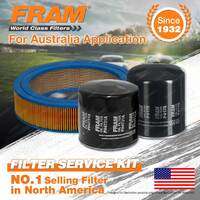 Fram Oil Air Fuel Filter Service Kit for Jeep Cj 7 8 Hawke Laredo Overlander