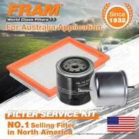 Fram Oil Air Fuel Filter Service Kit for Nissan 280C Skyline R30 Convenient Pack