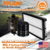 Fram Oil Air Fuel Filter Service Kit for Corolla AE102R 112 102X 112R Sprinter