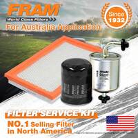 Fram Oil Air Fuel Filter Service Kit for Nissan Nx - Nxr B13 Skyline R33