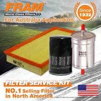 Fram Oil Air Fuel Filter Service Kit for Volkswagen Bora 1J Golf Mk IV GTI