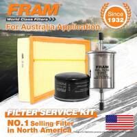 Fram Oil Air Fuel Filter Service Kit for Renault Megane X84 X84T II 2003-2010