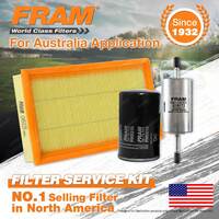 Fram Oil Air Fuel Filter Service Kit for Ford Focus LR EY-Zetec 2002-2005