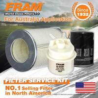 Fram Oil Air Fuel Filter Service Kit for Toyota 4 Runner Hilux YN60 55 57 65 67