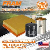 Fram Oil Air Fuel Filter Service Kit for Audi A6 Allroad C5 S4 B5 Qt