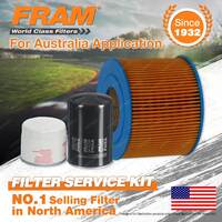 Fram Oil Air Fuel Filter Service Kit for Daihatsu Delta V47 V48 V98 V99