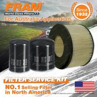 Fram Oil Air Fuel Filter Service Kit for Toyota Bundera Landcruiser BJ74