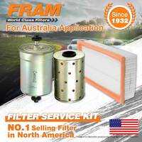 Fram Oil Air Fuel Filter Service Kit for BMW 320I E30 02/1988-03/1990