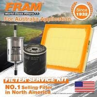 Fram Oil Air Fuel Filter Service Kit for Citroen Xsara N6 H/Back 1999-2001