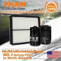 Fram Oil Air Fuel Filter Service Kit for Hyundai Santa Fe CM 11/2009-08/2012