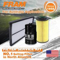 Fram Oil Air Fuel Filter Service Kit for Hyundai Santa Fe DM D4HB 09/2012-On