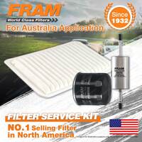 Fram Oil Air Fuel Filter Service Kit for Mazda Mazda 2 DY 12/2002-2007