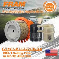 Fram Oil Air Fuel Filter Service Kit for Mitsubishi Starwagon SJ Satelli 97-2001