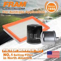 Fram Oil Air Fuel Filter Service Kit for Nissan Skyline R31 06/1986-12/1990