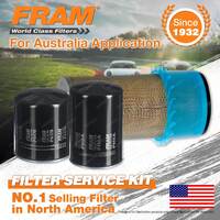 Fram Oil Air Fuel Filter Service Kit for Toyota Blizzard LD10 03/1982-1983