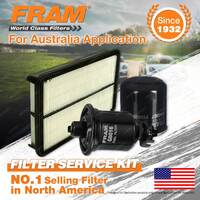 Fram Oil Air Fuel Filter Service Kit for Toyota Celica ST204 03/1994-11/1999