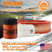 Fram Oil Air Fuel Filter Service Kit for Toyota Corona XT130 10/1979-06/1980