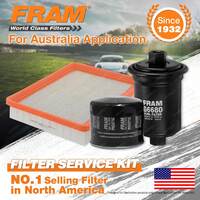 Fram Oil Air Fuel Filter Service Kit for Kia Optima GD V6 2.5L 2.7L Petrol