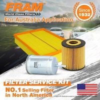 Fram Oil Air Fuel Filter Service Kit for Volvo S60 RS53 T5 RS58 AWD