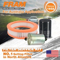 Fram Oil Air Fuel Filter Service Kit for Ford Fairlane ZL 6cyl 4.1L Petrol