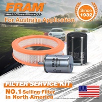 Fram Oil Air Fuel Filter Service Kit for Ford Falcon EA CFi 03/1988-12/1988