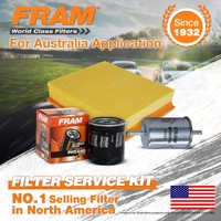 Fram Oil Air Fuel Filter Service Kit for Holden Frontera 2.0L 1995-1998