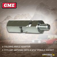 GME Folding Angle Adaptor - Fits Any Antenna Whip with a 5/16" Female Socket