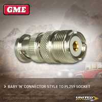 GME Replacement Baby N Connector Style to PL259 Socket - AD-SS404