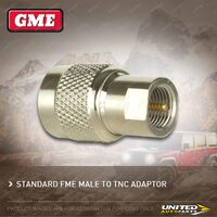 GME Standard FME To Tnc Adaptor Replacement Fitment AD-SS504 Car Accessory