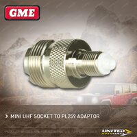 GME UHF Female SO239 To FME Female Adaptor Replacement Fitment AD-SS513