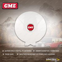 GME 280mm x 55mm 20dBi Gain Omni-Directional TV Antenna - 4WD Offroad AE-SS3000