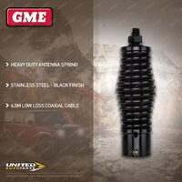 GME Heavy Duty Black Antenna Spring - FME Terminated Suit 465mm Antenna Whip