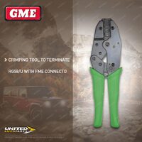 GME Crimping Tool to Terminate RG58/U with FME Connector CTA-SS500