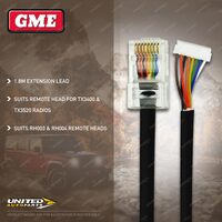 GME 1.8M Replacement Lead - Suit Remote Head for Radio TX-SS3400 / TX-SS3420