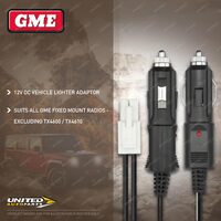 GME 12V Dc Cigarette Lighter Lead Suit UHF CB Radios Exclud TX-SS4600/TX-SS4610