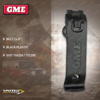 1 x GME Black Plastic Belt Clip To Suit Radio TX-SS6200 / TX-SS7200
