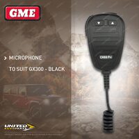 GME Black Microphone MC-SS502B - Suit Black Marine Radio GX-SS300B