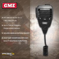 GME Heavy Duty Microphone - Suit TX-SS3510S/TX-SS3520S/TX-SS2720/TX-SS4500S