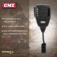 GME Heavy Duty Microphone with Neoprene Curly Cord Suit Radio TX-SS3500S