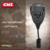 GME IP67 Microphone - Suit Radio TX-SS4600 / TX-SS4610 4WD Offroad