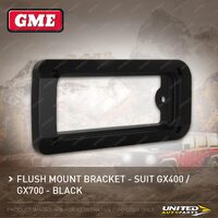 GME Black Flush Mount Bracket MK-SS008B - Suit GX-SS400 / GX-SS700