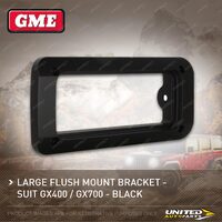 GME Large Black Flush Mount Bracket MK-SS011B - Suit GX-SS400 / GX-SS700