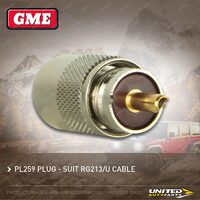 GME PL-SS2595 Replacement PL-SS259 Connector - Suit RG213/U Cable