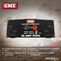 GME 35 Amp Peak 240 Volt 13.8 Volt Switch Power Mode Supply with Lead