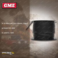 GME 50 Ohm Low Loss Coaxial Cable - 5Mm Diameter (100M Length) RG-SS58AU