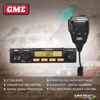 GME 5 Watt Compact UHF CB Radio With Microphone and lead TX-SS3510S