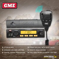 GME 5 Watt Remote Head UHF CB Radio With Scansuite Digital Scanning TX-SS3520S