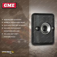 GME Magnetic Microphone Mounting Bracket - Includes 3MAP Adhesive Patch