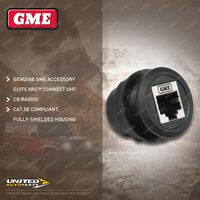 GME RJ45 Pass-Through Adaptor - Universal Round Suit XRS Connect UHF CB Radios